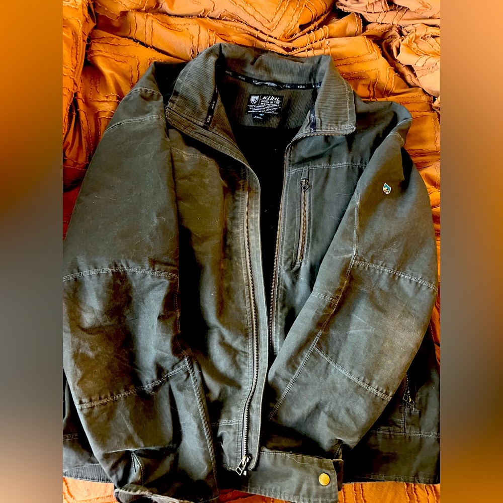 Mens Kuhl cold weather jacket.